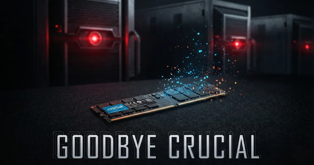 Berita Sedih Untuk Gamer & PC Builder! Jenama 'Crucial' Bakal Terkubur 2026, Harga RAM Dijangka Melambung!